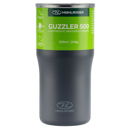 Highlander Stainless Steel Insulated Guzzler Thermal Tumbler Cup Mug Double Wall