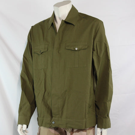 NEW Genuine Surplus Bulgarian Army Shirt Jacket Shacket 44-46" Khaki (3600)