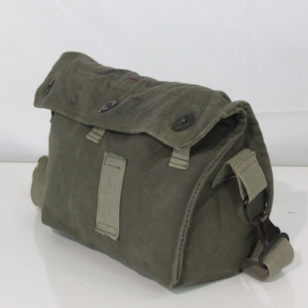 Genuine Surplus Vintage Russian Military Side Bag Canvas Modified Grade2 (3389)