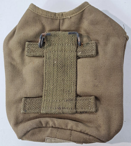 Genuine Surplus French 1960's Vintage Water Bottle Cover Insulated Wool 1597