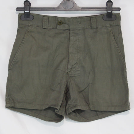 Genuine Surplus French Army Olive Shorts Military Cotton XXS-Med (3291)