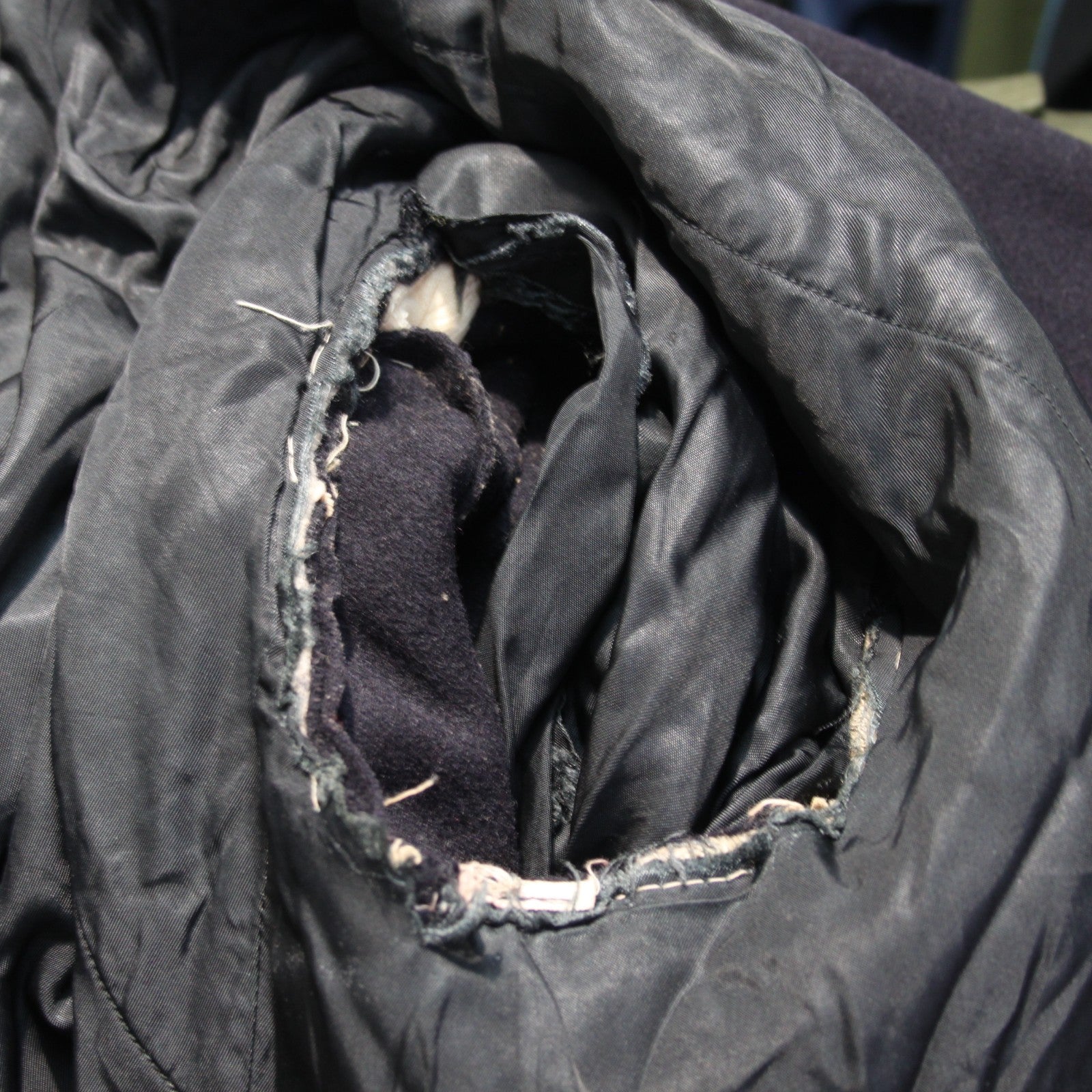WW2 US Navy Pea Coat Wool Winter Genuine Surplus Jacket 4 Button 36-38" (3649)