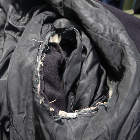 WW2 US Navy Pea Coat Wool Winter Genuine Surplus Jacket 4 Button 36-38" (3649)
