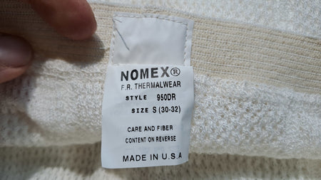 Genuine Surplus FR White Nomex Aramid Long Johns Leggings (2694)