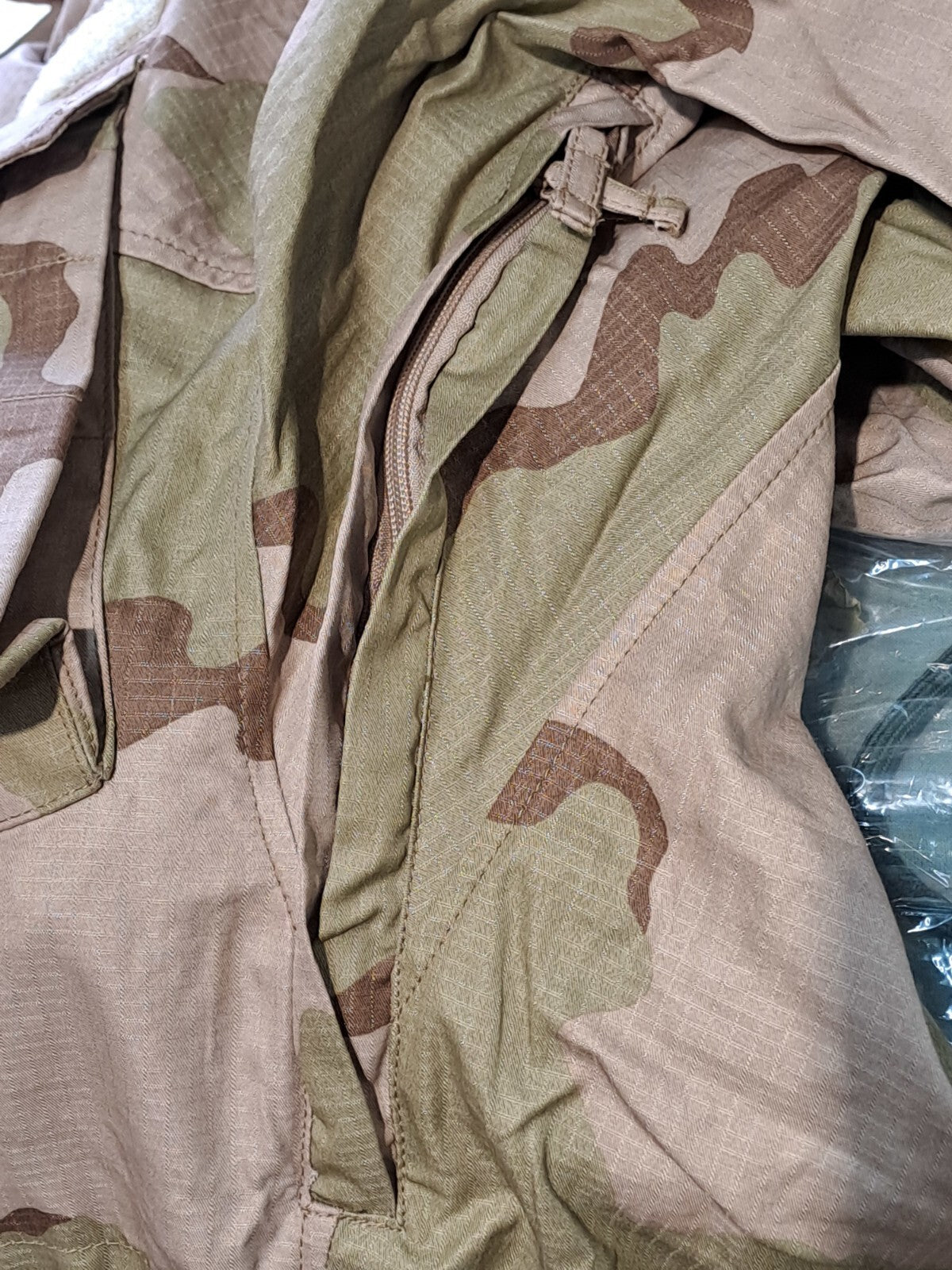 NEW Rare Genuine Surplus Dutch Ripstop Windproof Smock Desert Camouflage Jacket
