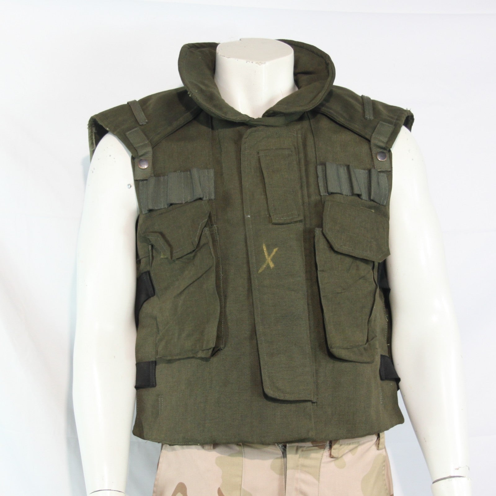 Austrian Military Body Armour Cover with Kevlar Genuine Surplus Olive 44" 3977