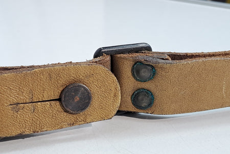 Genuine Surplus French Army Leather Sling With Swivel Clips (3042)