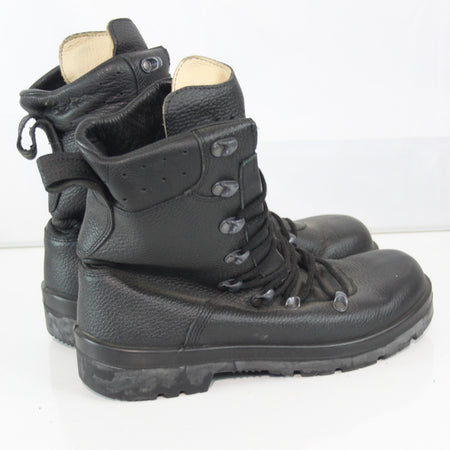 German Para Boot Genuine Surplus Army Mens Black Leather Lace Up UK 7 (3581)