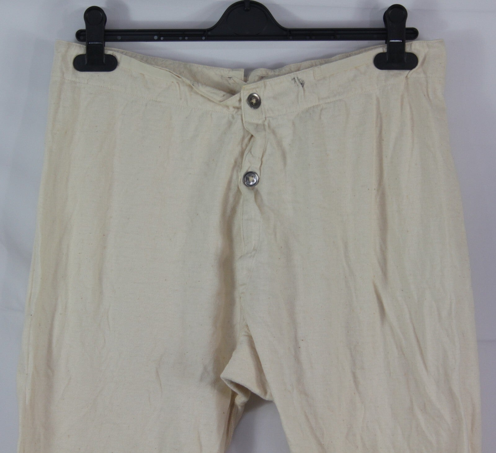 Genuine Surplus Swedish Army Vintage Long Johns Leggings Cream Tie Back 2758