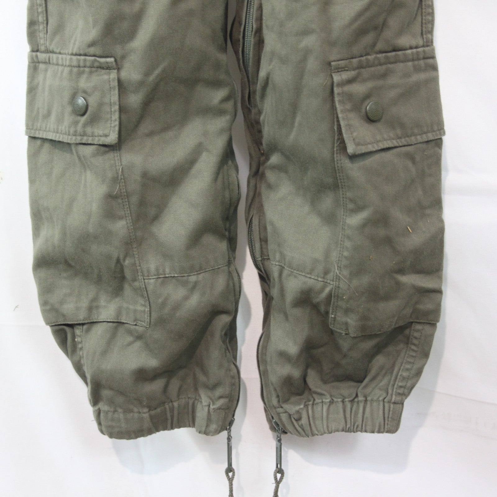 French Army AFV Coverall Olive Green Genuine Surplus 34-36" Chest Short (4177)