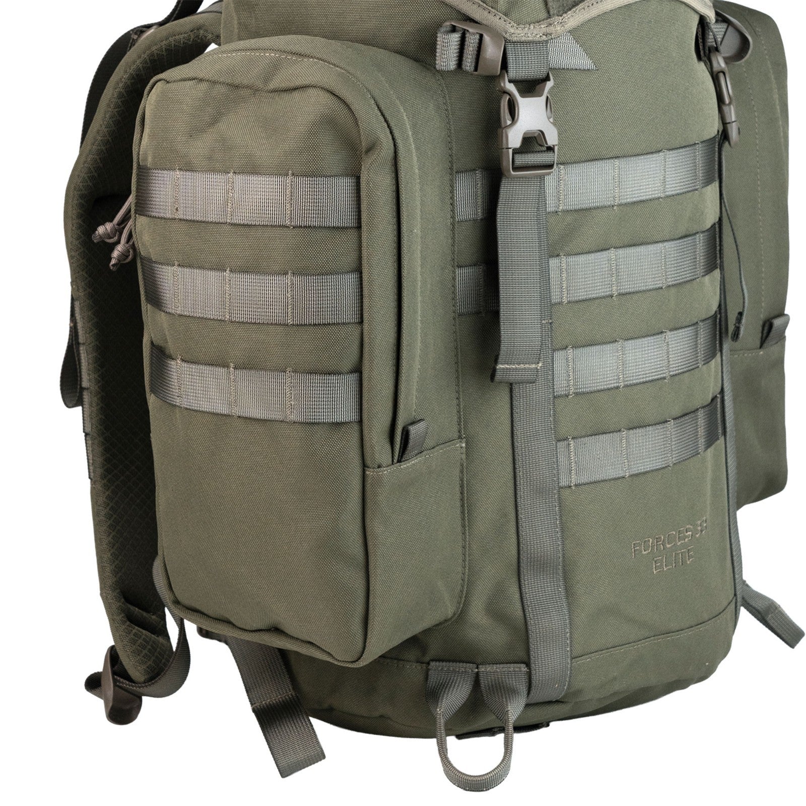 Highlander Forces Elite 33L Rucksack Black Green Tactical Bag Pack MilitaryStyle