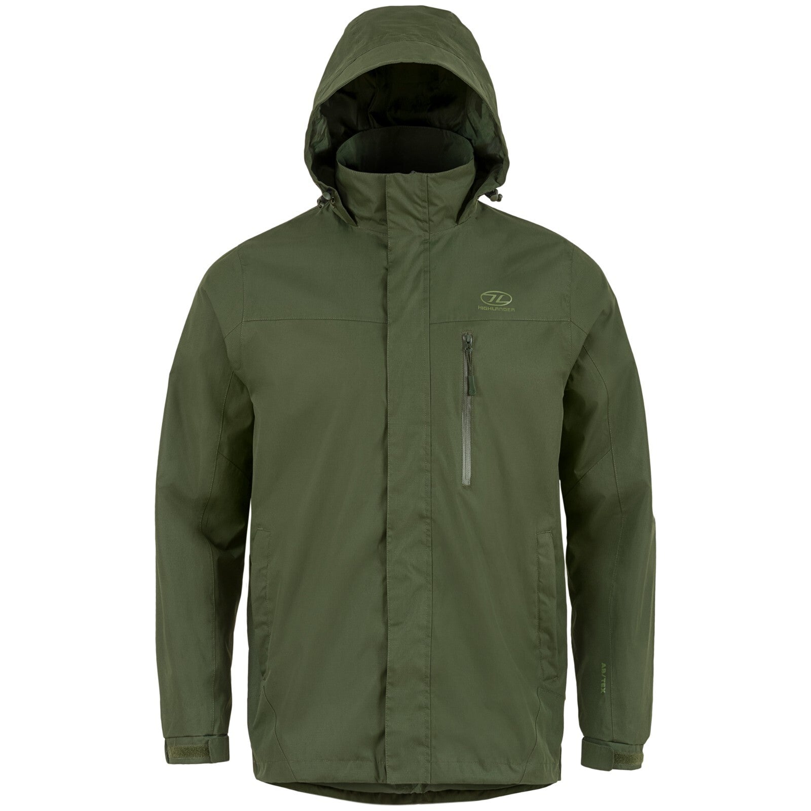Ex-Display Highlander Kerrera Waterproof Breathable Rain Jacket Coat Slate Green