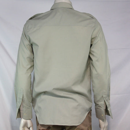 Genuine Surplus Dutch Army Light Green Midweight Working Dress Shirt (3418)
