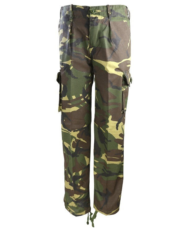  Kids Polycotton DPM  Army Soldier Style Camo Camouflage Combat Play Trousers 
