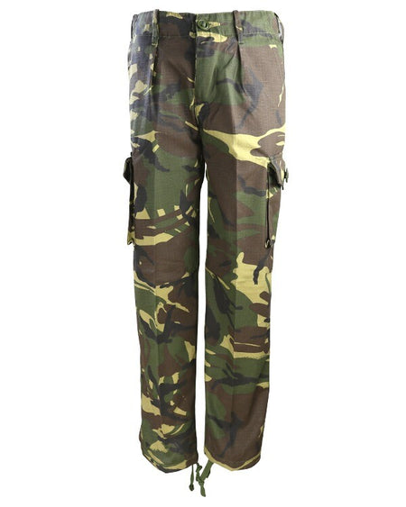  Kids Polycotton DPM  Army Soldier Style Camo Camouflage Combat Play Trousers 