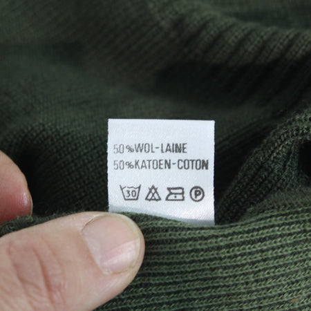 Genuine Surplus Dutch Military Winter Balaclava Wool Mix Olive (4201)