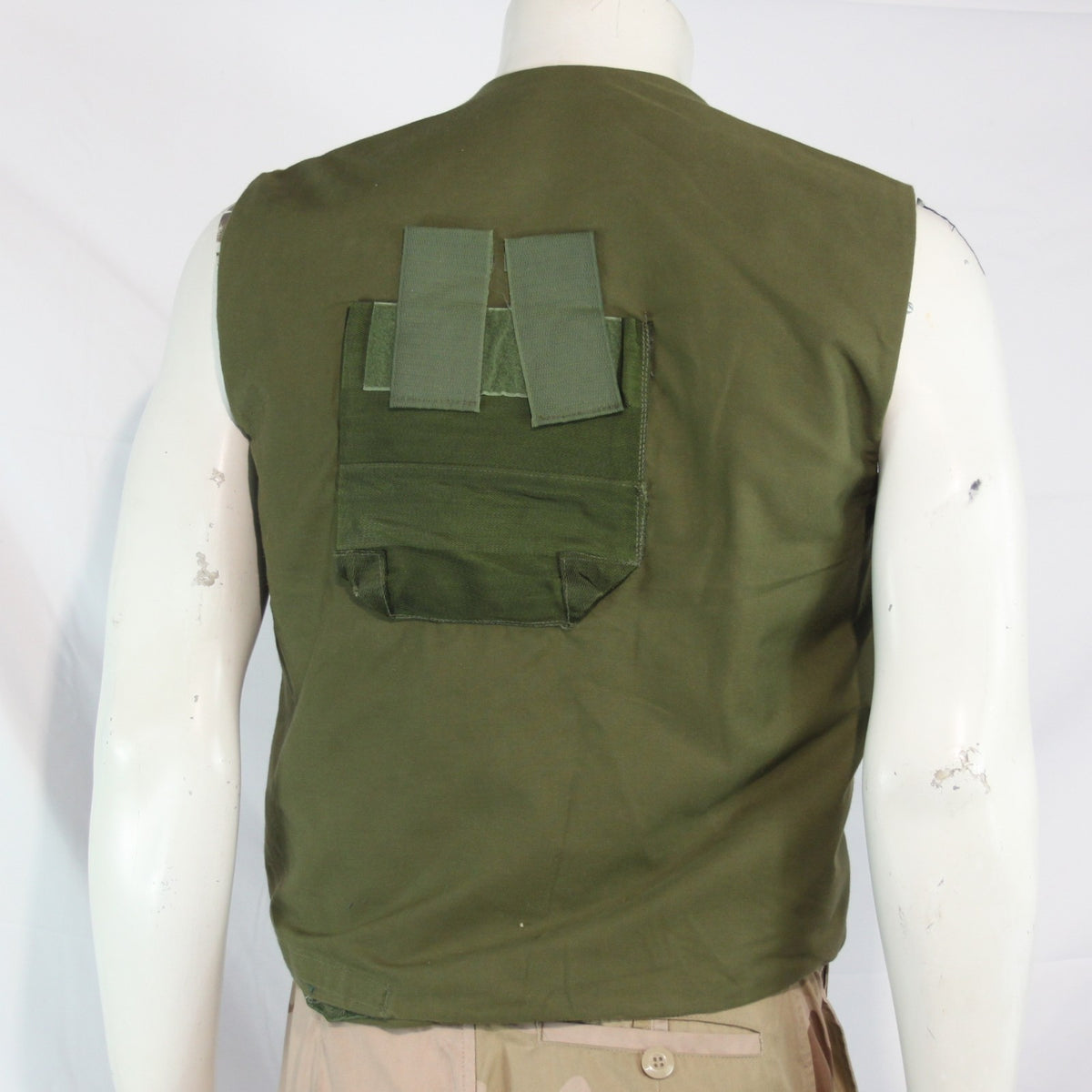 1970's Vintage British Military Body Armour Cover Genuine Surplus Olive 3964