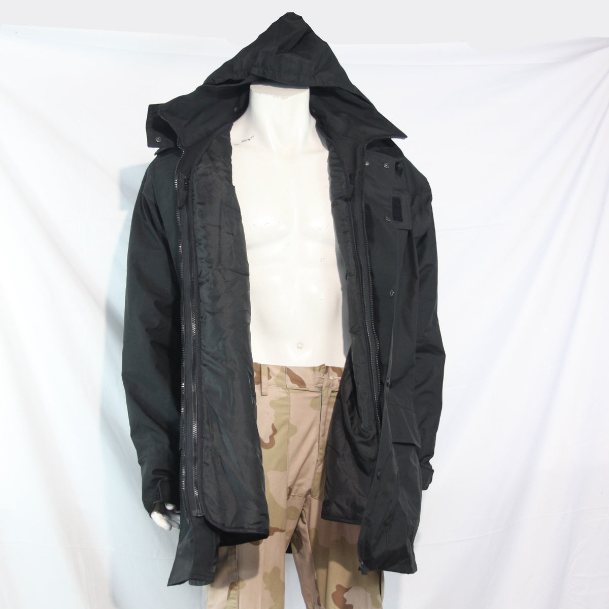 Waterproof Breathable British Police Rain Jacket with Liner Black 46-48"  (3881)