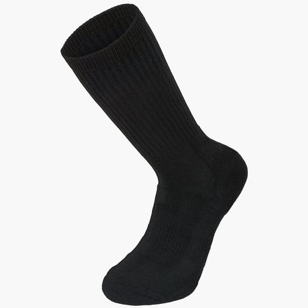 Highlander Crusader Military Style Work Socks Cushioned Cotton Black Olive soc82