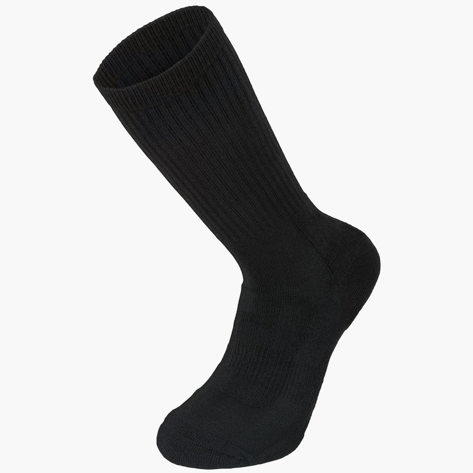 Highlander Crusader Military Style Work Socks Cushioned Cotton Black Olive soc82