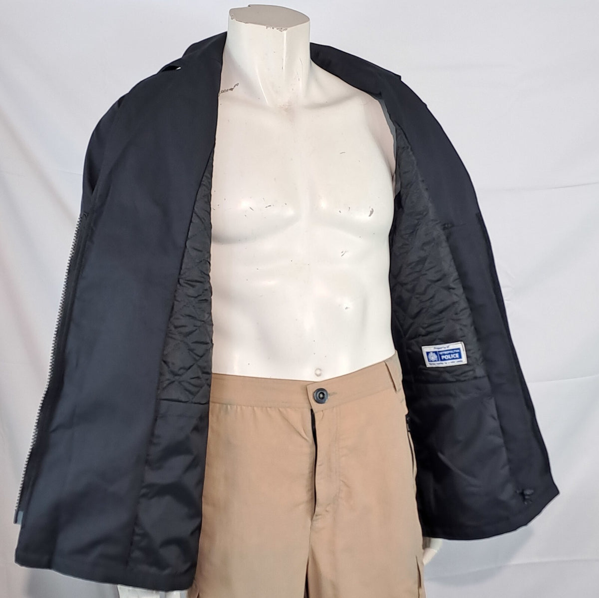 Genuine Surplus British Police Waterproof Breathable Quilted Jacket Winter