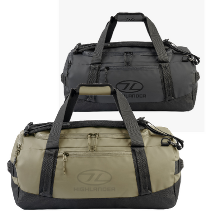 Highlander Hauler Duffle Bag Holdall  45 Litre  Strong Durable Water Resistant