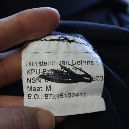 Dutch/Belgian Army Navy Blue UBAC Shirt Genuine Surplus Medium (4222)