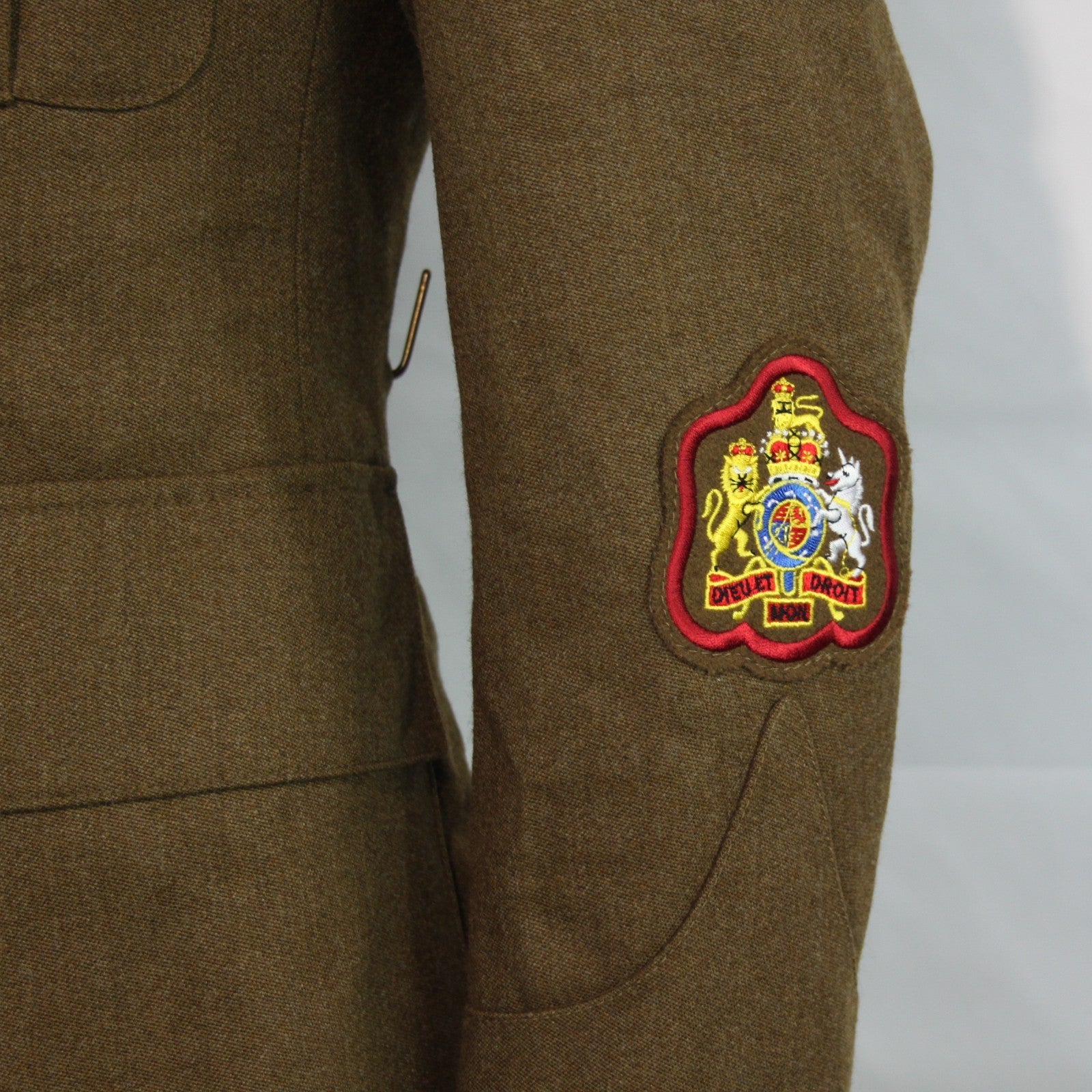 Genuine Surplus British Army Dress Uniform Jacket Tan 36" Chest (3587)