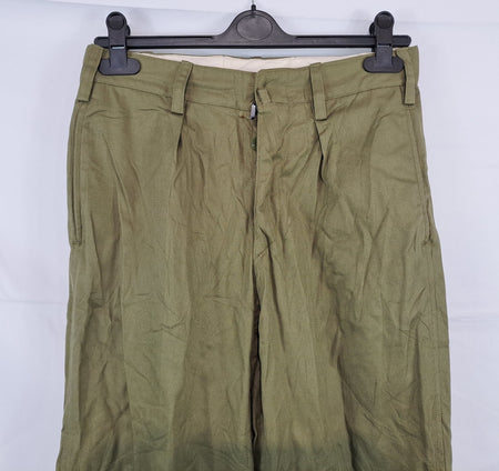 Genuine Surplus Romanian Army Vintage Combat trousers khaki green (1756)
