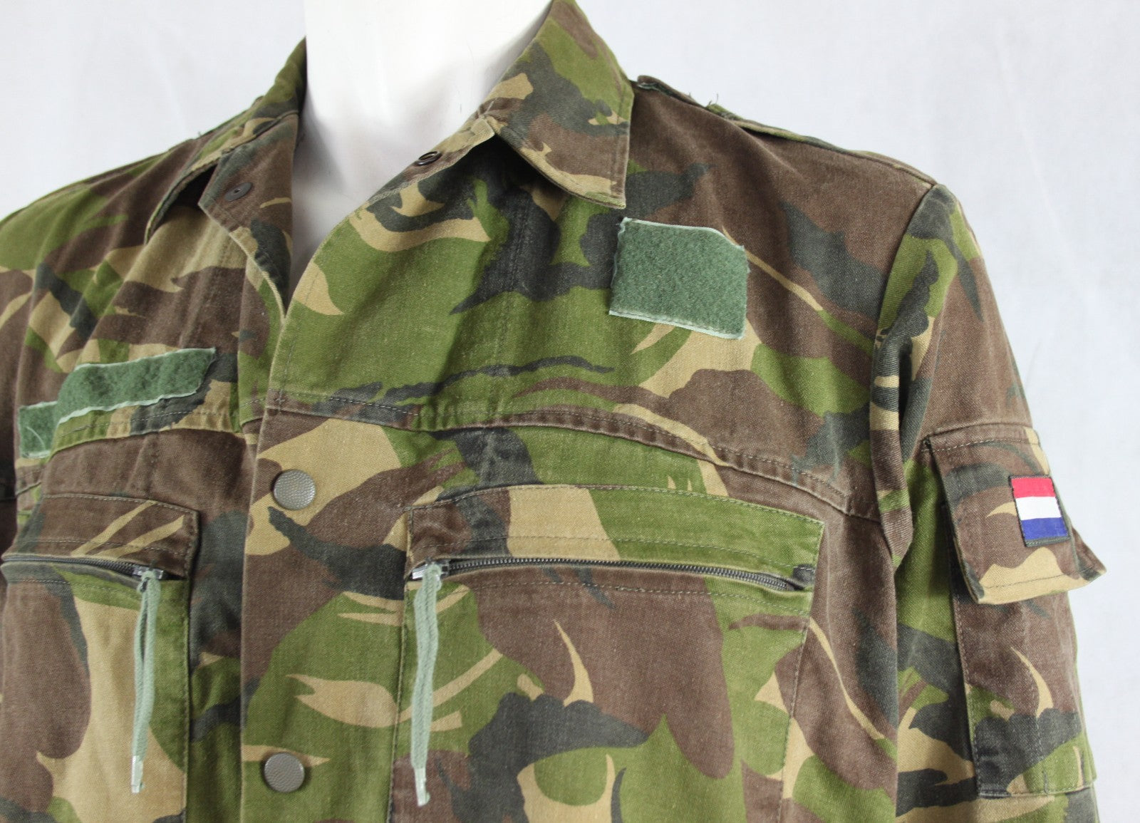 Army Heavy Weight Shirt DPM Camo Genuine Surplus Dutch Army Woodland Camouflage