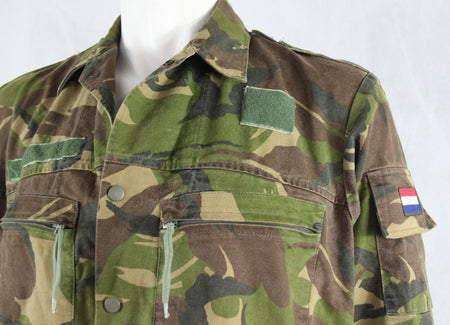 Army Heavy Weight Shirt DPM Camo Genuine Surplus Dutch Army Woodland Camouflage