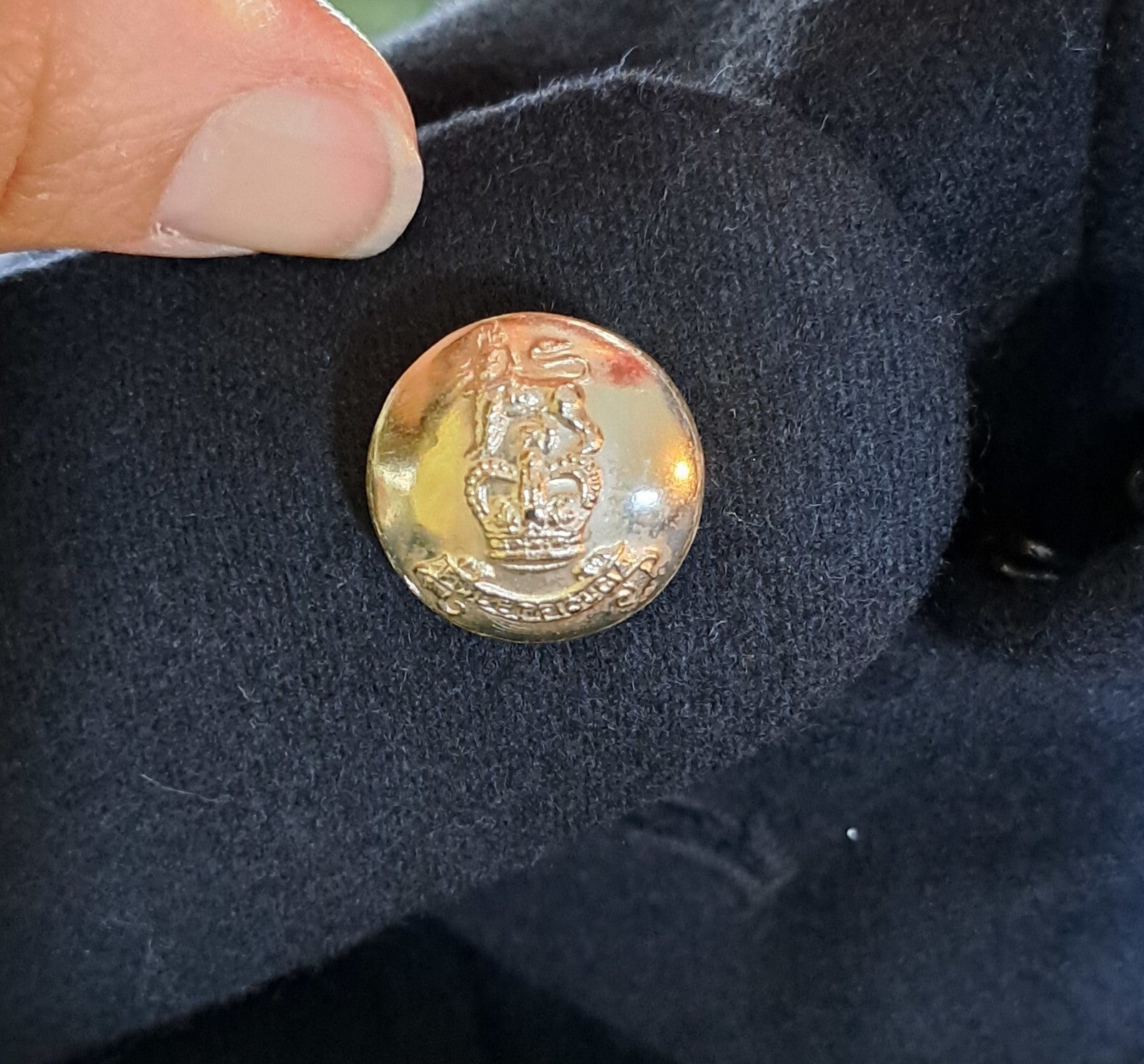 Genuine Surplus British Army Vintage Navy Dress Jacket 40" (2608)