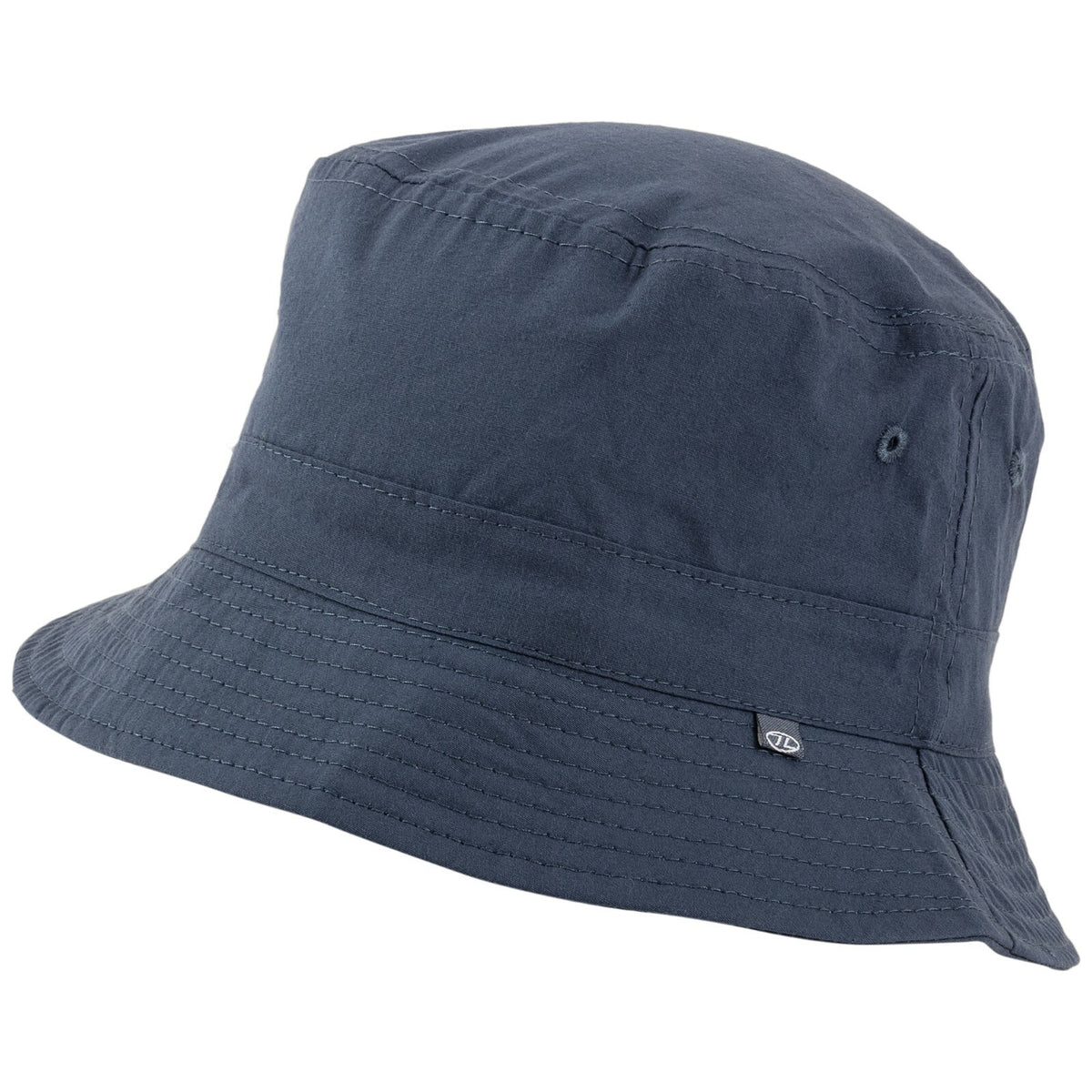 Highlander Bucket Blue Sun Hat Summer Lightweight Breathable Cotton wide Brim