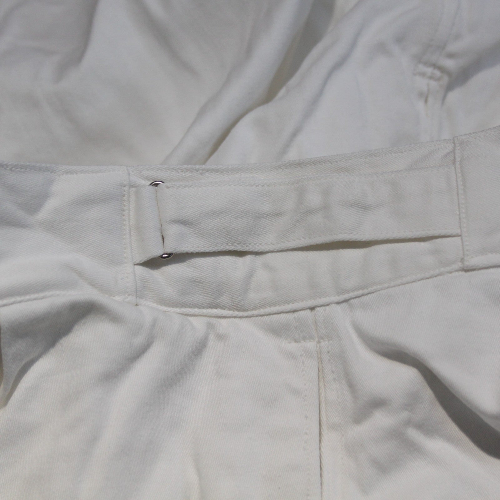 Vintage Genuine Surplus British Tropical Dress White Shorts 38" Waist  (3596)