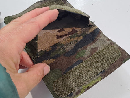 Genuine Surplus Spanish Military Helmet Pouch Woodland Desert Or Grey (2512)