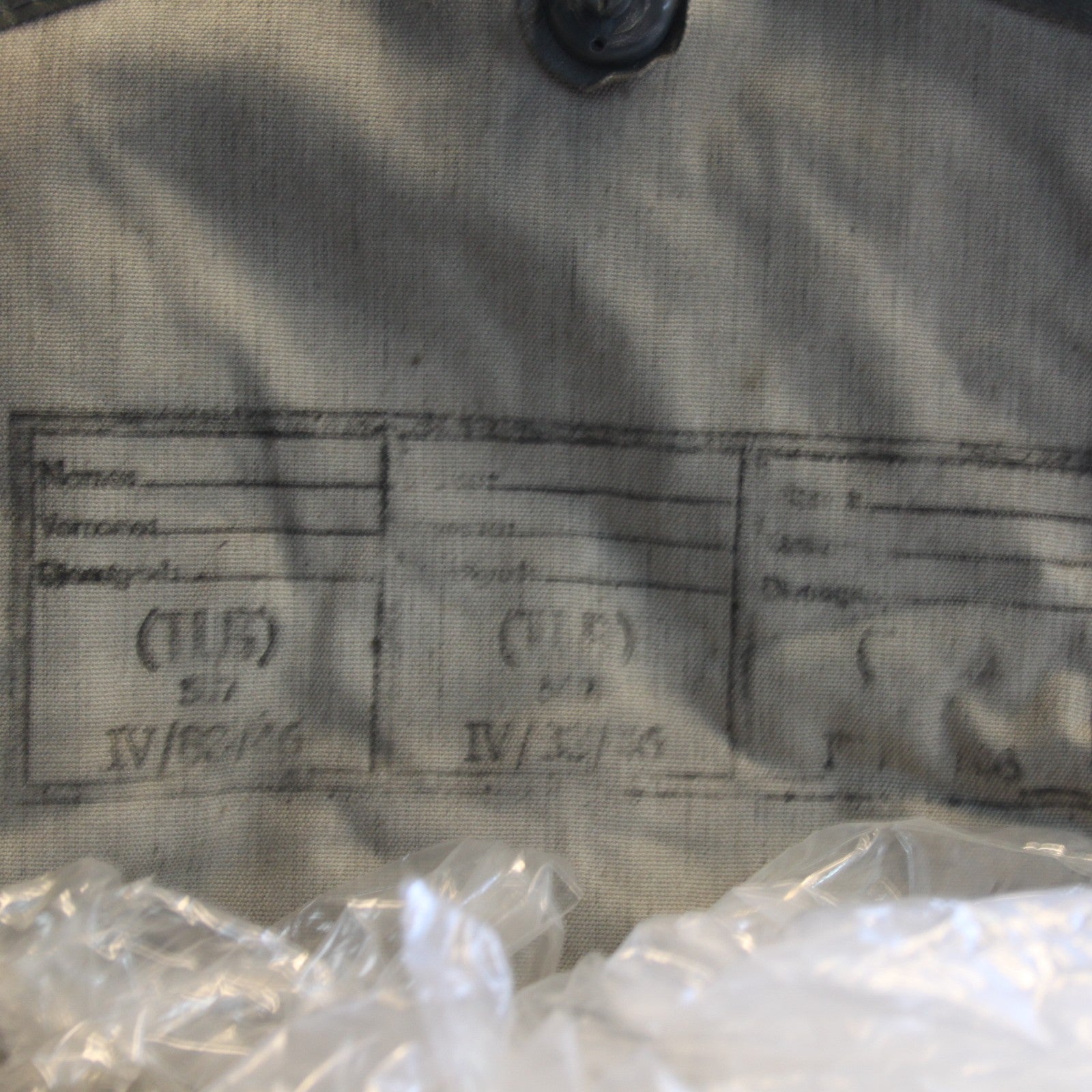 Genuine Surplus Hungarian Army Side Bag Waterproof Fabric PVC Small Bag (3755)