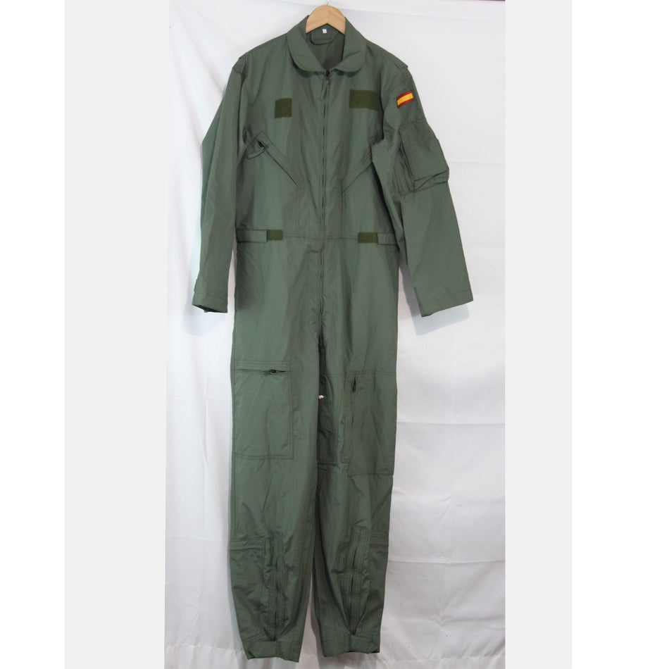Spanish Airforce Flight Suit Coverall Olive Genuine Surplus 44" Chest (4171)