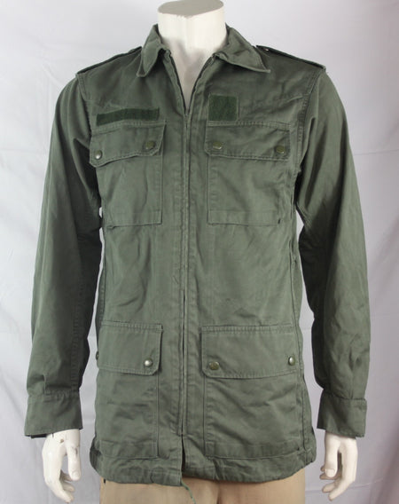 Genuine Surplus French Airforce Lightwight Cotton Canvas Jacket Olive 34" (1405)