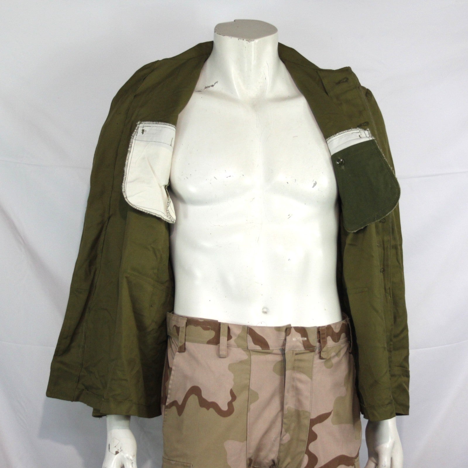 Genuine Surplus East European Army Combat Jacket Khaki Green 30-32" (3340)