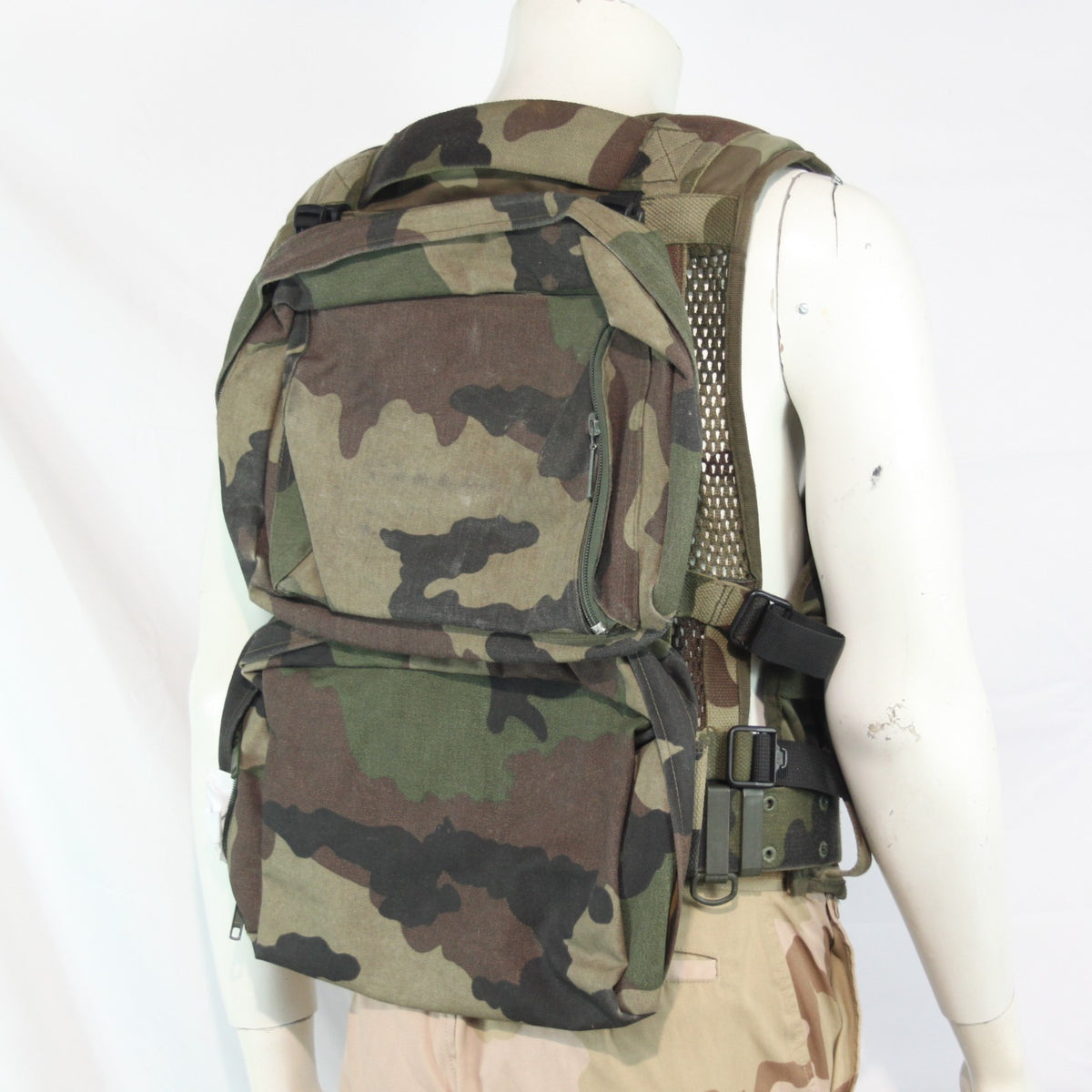 Assault Vest French Army CCE Camo Action Vest Genuine Surplus Modular Small 3978