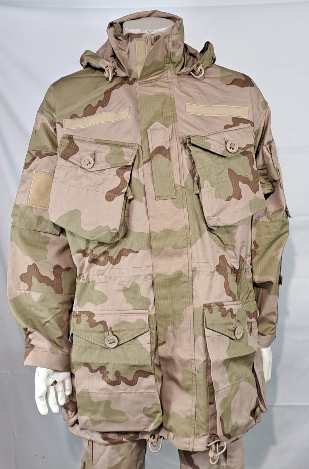 NEW Rare Genuine Surplus Dutch Ripstop Windproof Smock Desert Camouflage Jacket