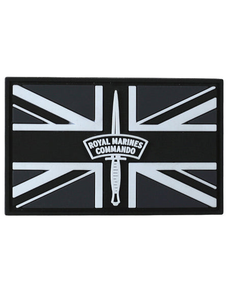 KT Royal Marine Commando PVC Rubber Morale Patch Olive tactical hook 3D Army