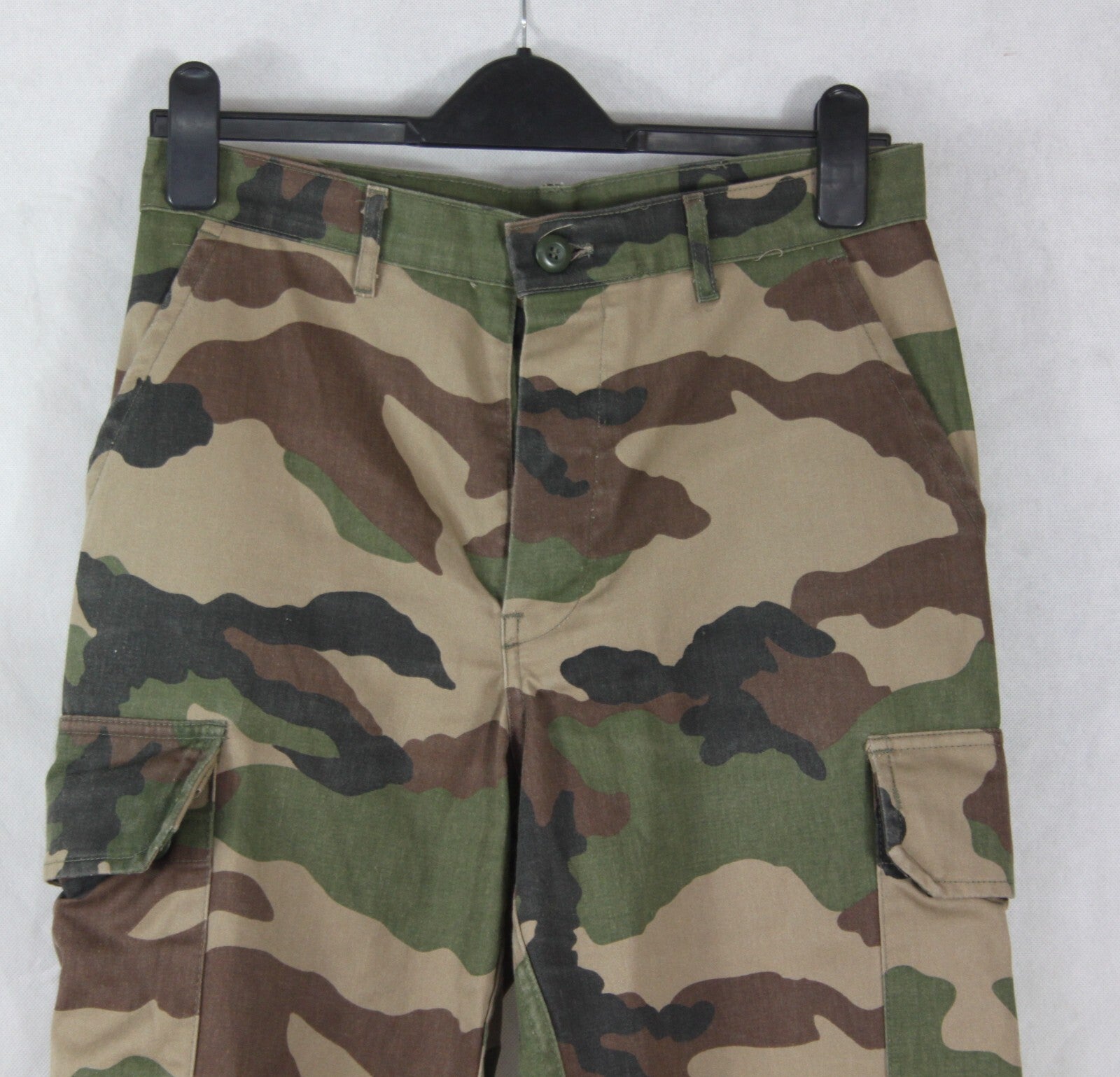 Genuine Surplus French CCE Camo Combat Trousers PolyCotton