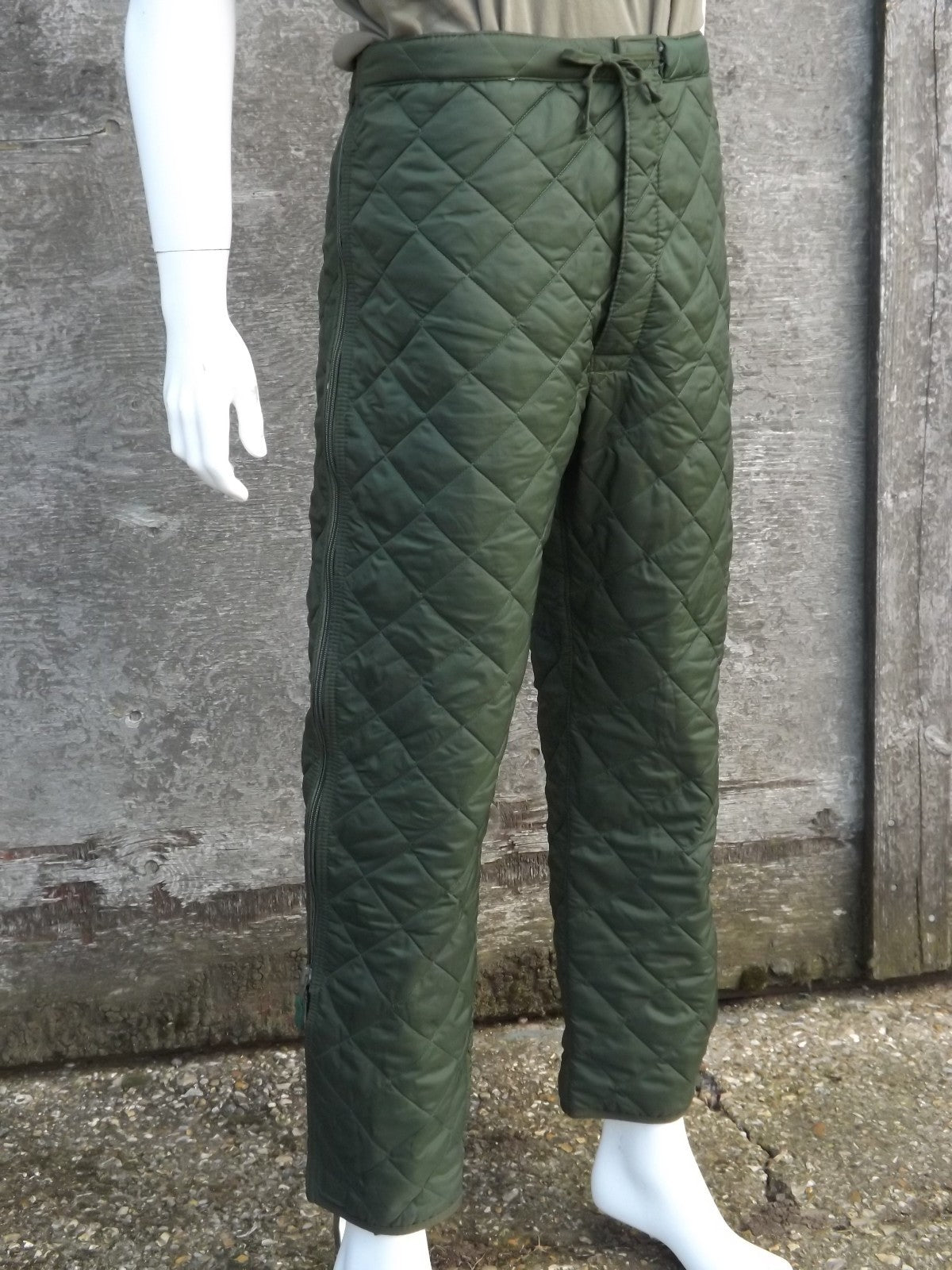 Genuine Surplus British Quilted Padded trouser Liners Thermal Winter (3694)