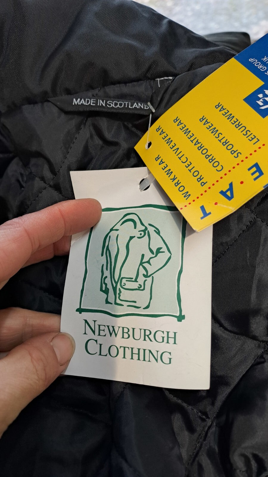 Genuine Surplus British Police Waterproof Nylon Rain Jacket Black 34-36" (2805)