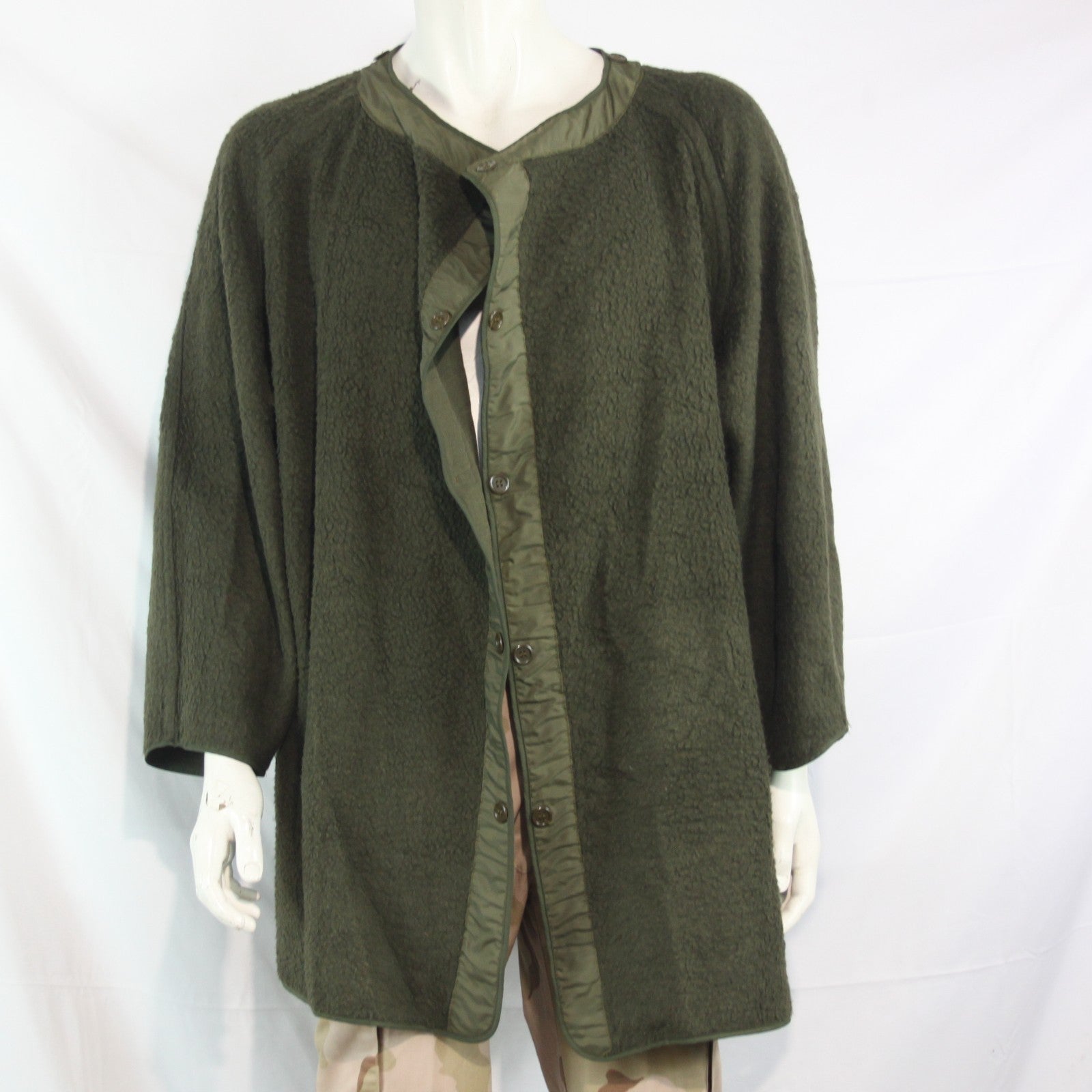 Genuine Surplus Faux Fur French Army Parka Liner Military Thermal 48-50" (3712)