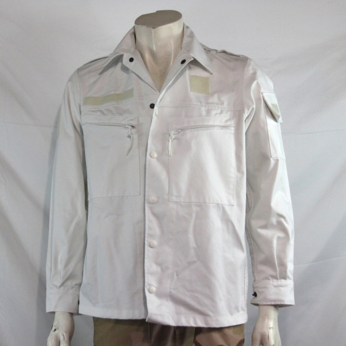 Genuine Surplus Dutch Army Heavyweight Shirt White 38" (4290)
