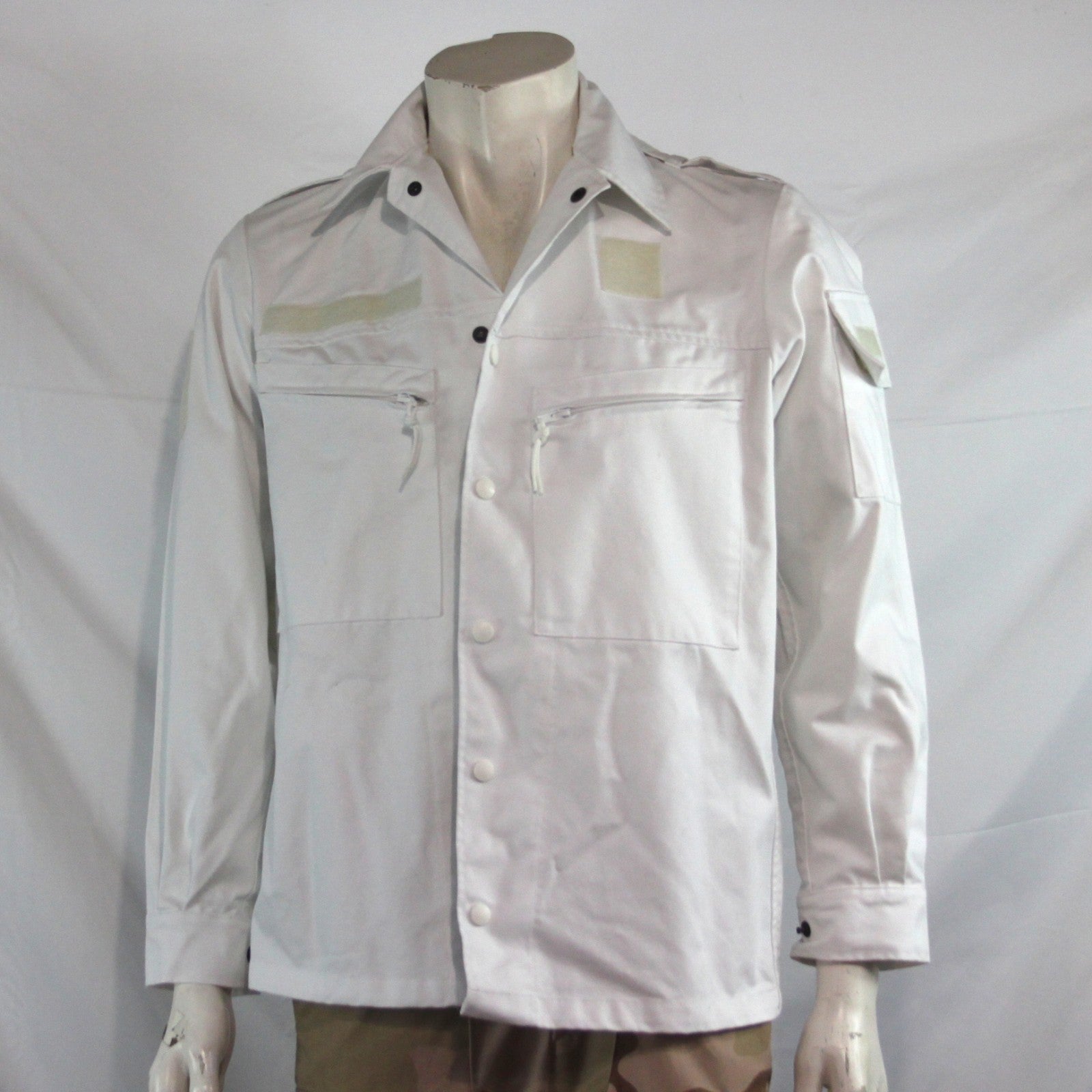 Genuine Surplus Dutch Army Heavyweight Shirt White 38" (4290)