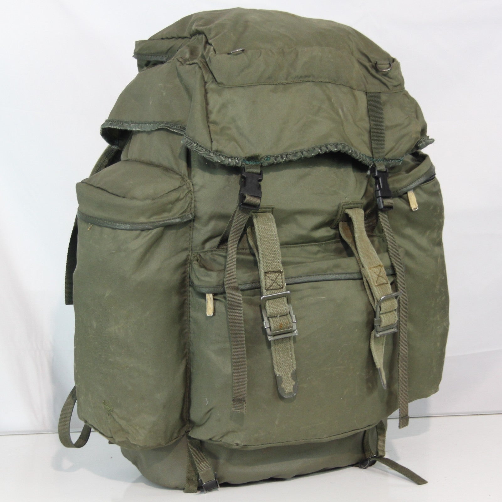 Genuine Surplus Vintage Millet Rucksack Olive Green Repaired (3451)