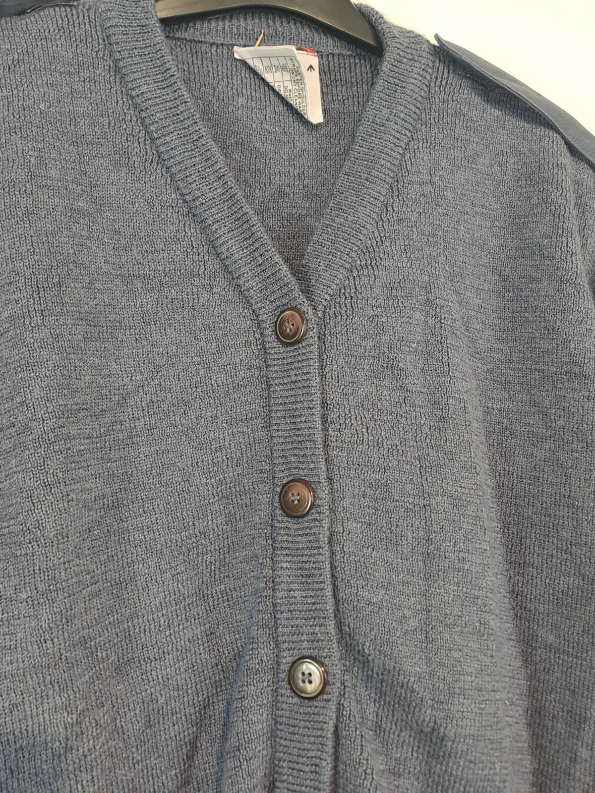 Genuine Surplus British Royal Air Force Cardigan Womens Pockets 32" (1605)